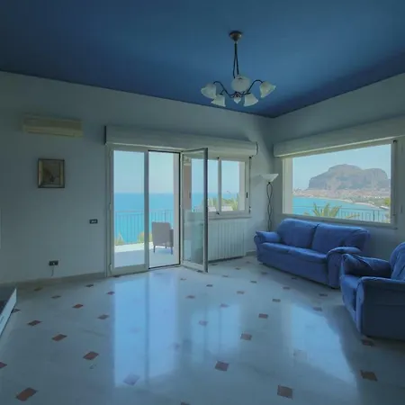 Villa La Terrazza Sul Mare Cefalù Exterior foto